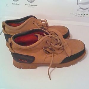 Ralph Lauren polo low top peanut butter shoe's